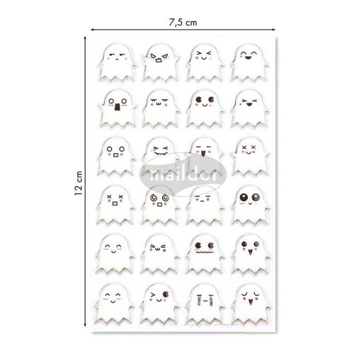 Stickers 3D Cooky Fantômes