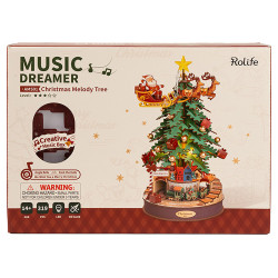 Maquette Boîte à musique Sapin