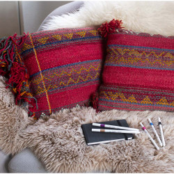 Feutres à pointe fine 0,4 mm EMOTT Pochette Peruvian Folk 5 pcs