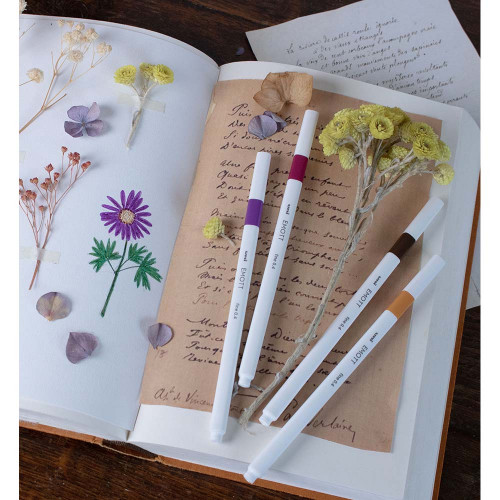 Feutres à pointe fine 0,4 mm EMOTT Pochette Secret Garden 5 pcs
