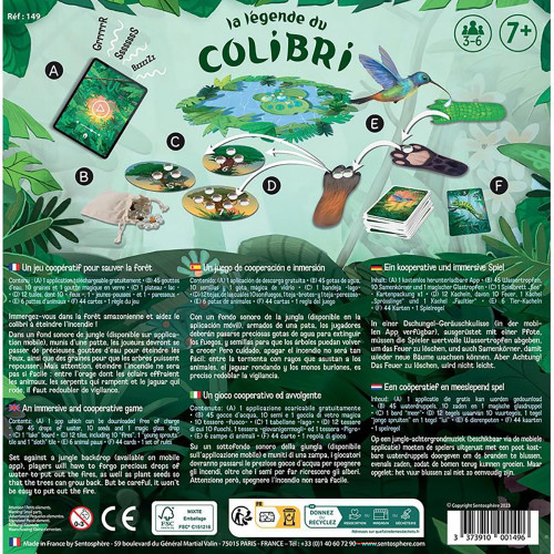 Jeu de société La Légende du Colibri