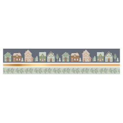 Masking Tape 15 + 30 mm x 5 m Home for Christmas