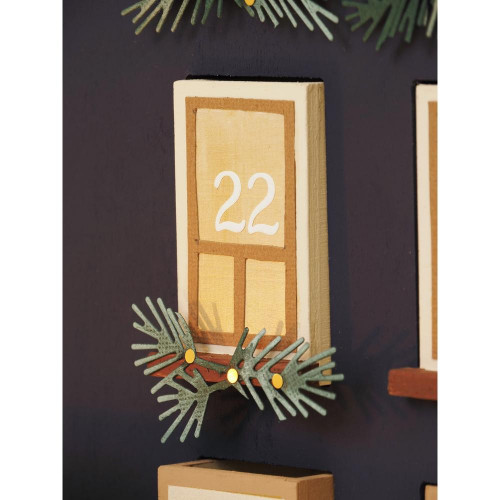 Calendrier de l'Avent 36 x 28 x 16 cm Home for Christmas