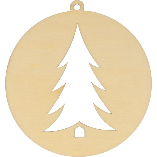 Silhouettes en bois 3 pcs Noël Lune