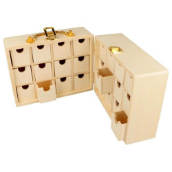 Calendrier de l'Avent 14,5 x 19 x 12,3 cm Petite valise