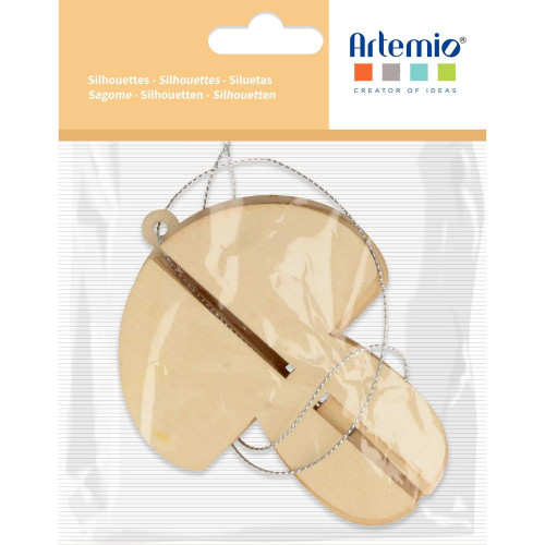 Champignon 3D en bois