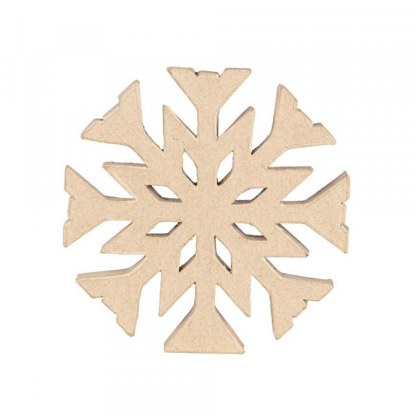 Cimier Sapin Flocon 2 x 20 x 20 cm