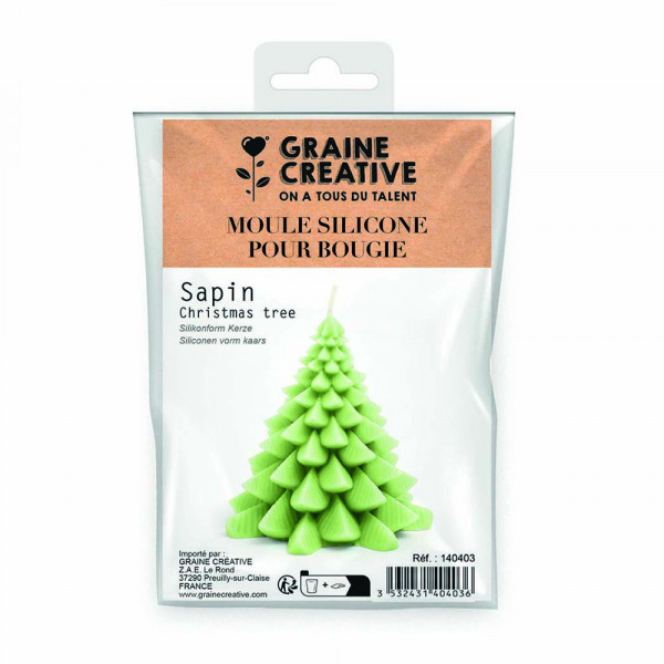 Moule à bougie Sapin ø 8,4 x 8,5 cm