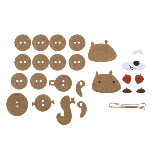 Kit créatif Animaux de la forêt en Feutrine