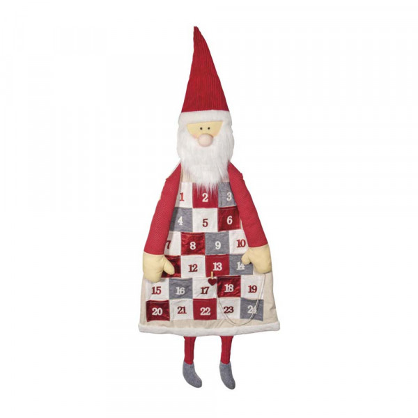 Calendrier de l'Avent à suspendre 51 x 118 cm Père Noel