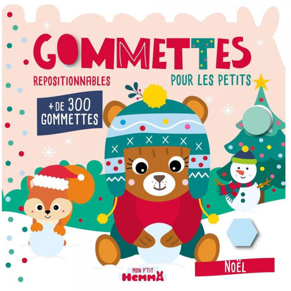 Livre de Gommettes pour les petits Noël
