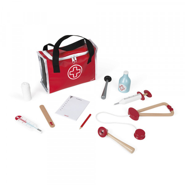 Malette du docteur en bois