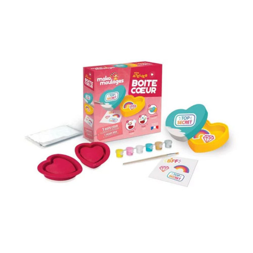 Moulage Mon atelier boîte cœur