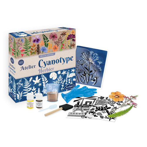 Coffret Rêve de création Atelier Cyanotype Herbier