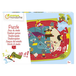Puzzle éducatif - Jeux du stade - Clairefontaine