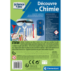 Jeu scientifiques - Découvre la chimie - Clementoni