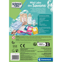 Jeu éducatif - Mini labo des savons - Clementoni
