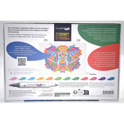 GRAPH'IT GO Kit Coloriage Mystère - EXOTIC MANDALA Oz