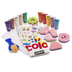 Set de peinture gouache aux doigts enfant Tacticolor - Pebeo