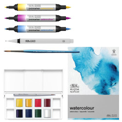 Coffret Mixed media Aquarelle 7 pcs - Winsor & Newton