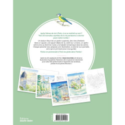 Livre Se mettre au vert à Paris 25 saynètes à colorier ou à peindre - Marie Claire