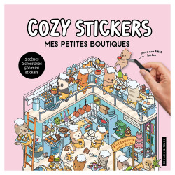 Cozy stickers Mes petites boutiques - Dessain et Tolra