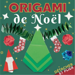 Livre Origami de Noël Détacher et plier - Eyrolles