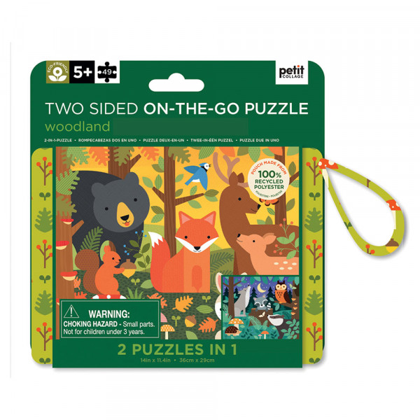 Puzzle 2 en 1 Forêt 49 pcs
