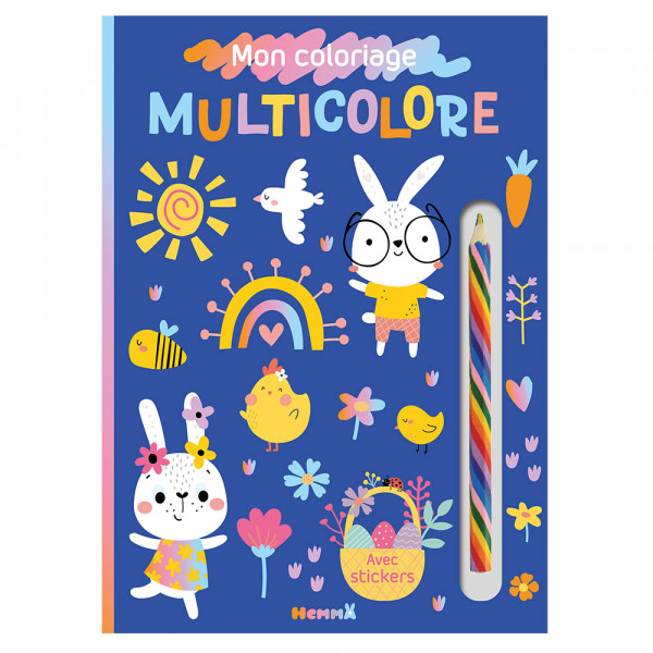 Mon coloriage multicolore