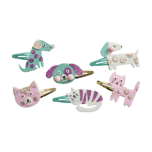 Kit 6 barrettes à créer Little pets