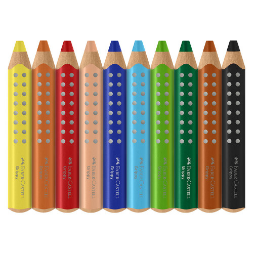 Crayons de couleur Grippy 10 pcs