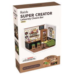 Maison miniature DIY Leisurely Cheers Bar