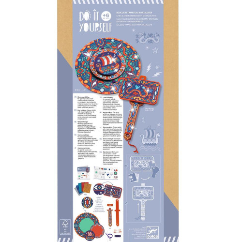 Coffret DIY Bouclier et marteau à métalliser