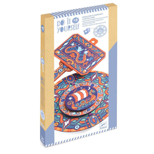 Coffret DIY Bouclier et marteau à métalliser