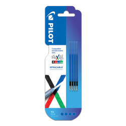 Recharges d'encre bleue pour FiXion ball 4 Colors par 4