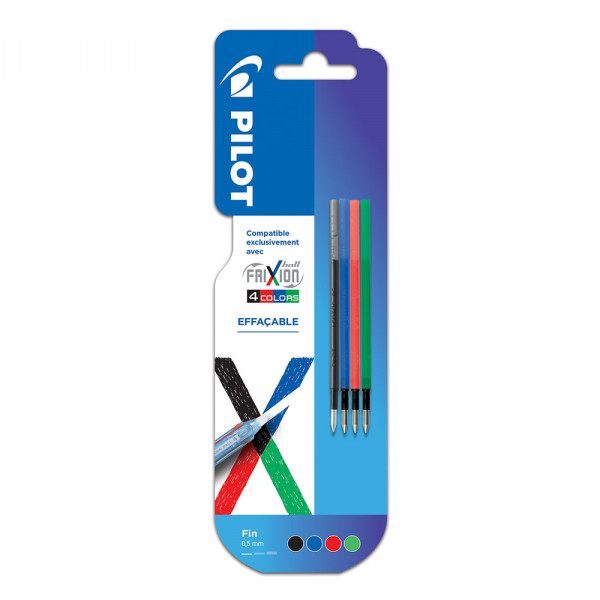 Recharges d'encre multi pour FiXion ball 4 Colors par 4