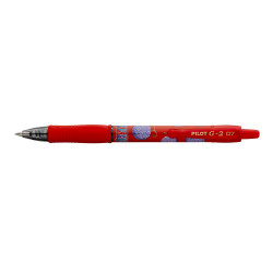 Stylo roller G-2 OnePiece Pointe moyenne 0.7 mm Encre rouge