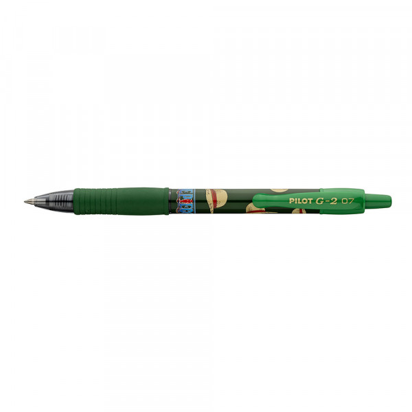 Stylo roller G-2 OnePiece Pointe moyenne 0.7 mm Encre verte