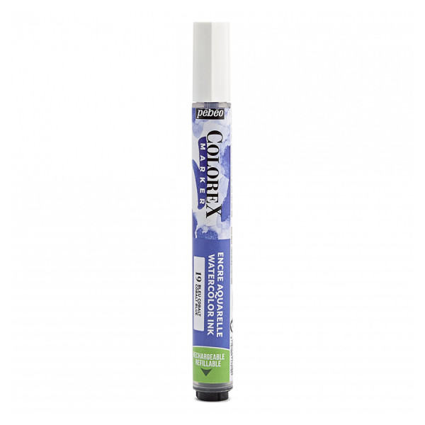 Marqueur Encre aquarelle Colorex Marker Bleu cobalt