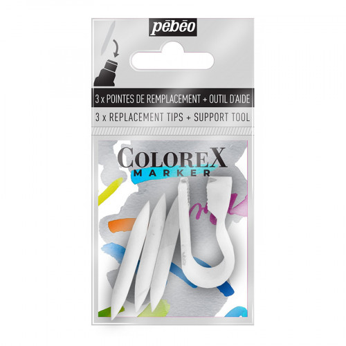 Pointes de rechange pour Marqueur Colorex Marker 3 pcs