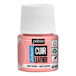 Peinture Cuir Setacolor 45 ml Mat-Satiné Rose sakura