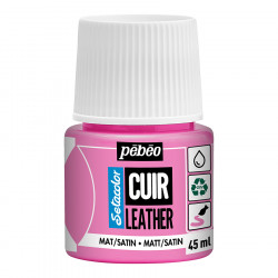 Peinture Cuir Setacolor 45 ml Mat-Satiné Rose candy