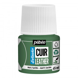 Peinture Cuir Setacolor 45 ml Mat-Satiné Vert kaki