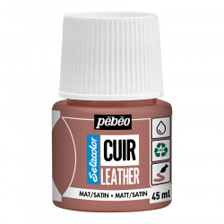 Peinture Cuir Setacolor 45 ml Mat-Satiné Terracotta