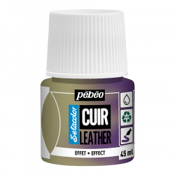 Peinture Cuir Setacolor 45 ml Effet Duochrome Jaune-Violet