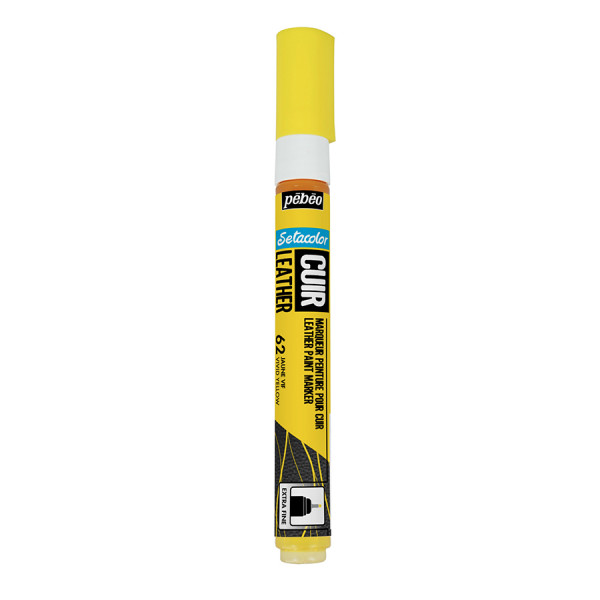 Marqueur Peinture Setacolor Cuir Jaune vif