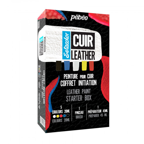 Peinture Cuir Setacolor Coffret d'initiation