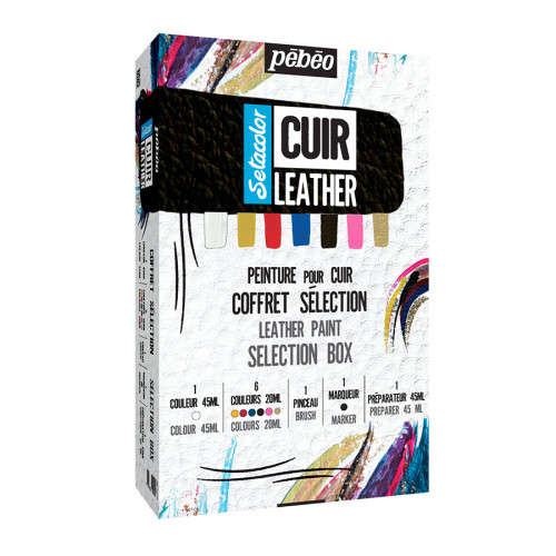 Peinture Cuir Setacolor Coffret Sélection