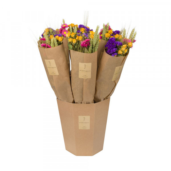 Bouquet de fleurs séchées Market More 50 cm - Panaché