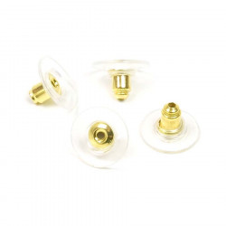 Fermoir Boucle d'oreille Doré - 10 pcs